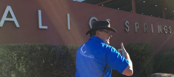 Jos in Alice Springs Australie